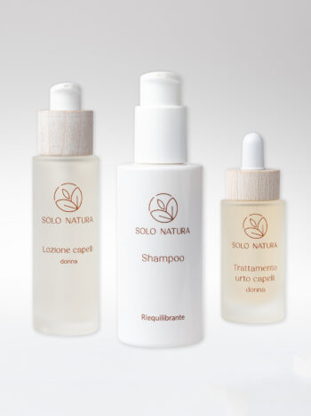 shampoo, lozione capelli, trattamento urto