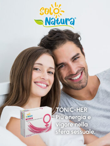 Coppia con TONIC-HER l'integratore naturale femminile per la sfera sessuale