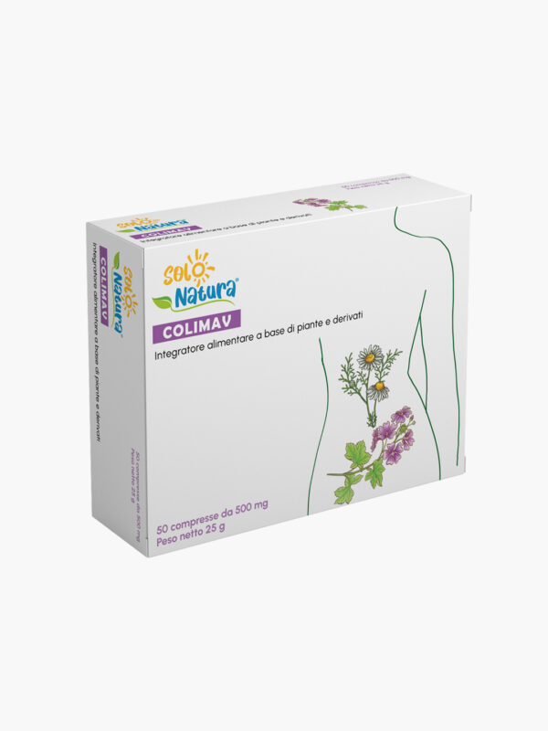 Confezione COLIMAV l'integratore naturale per colite, colon irritabile, meteorismo o stipsi
