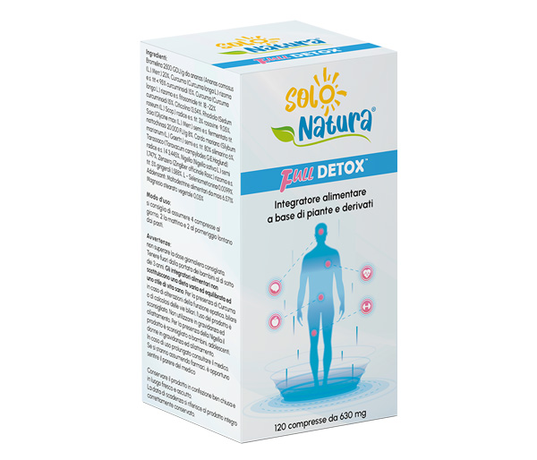 FULL DETOX - Integratore alimentare naturale che svolge azione coadiuvante come disintossicante dell’organismo.